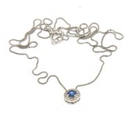 Collana Soranzo Gioielli Donna Pietre Preziose in Oro bianco Zaffiro 0.09 Ct GI10368756 - GI10368756